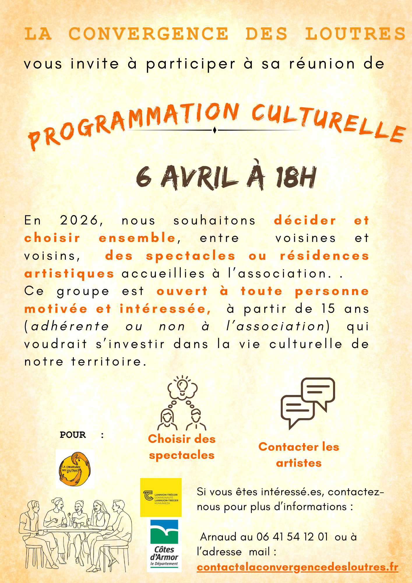 réunion programmation culturelle