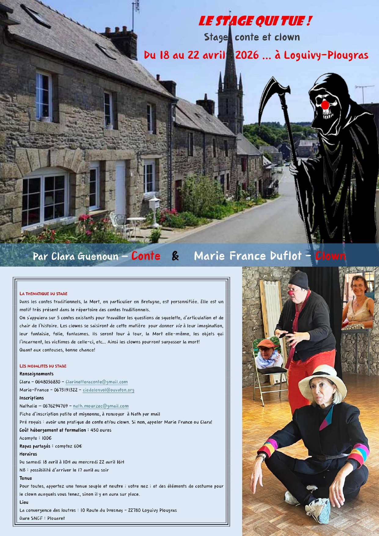 Sortie de Chantier Stage  Conte et Clown