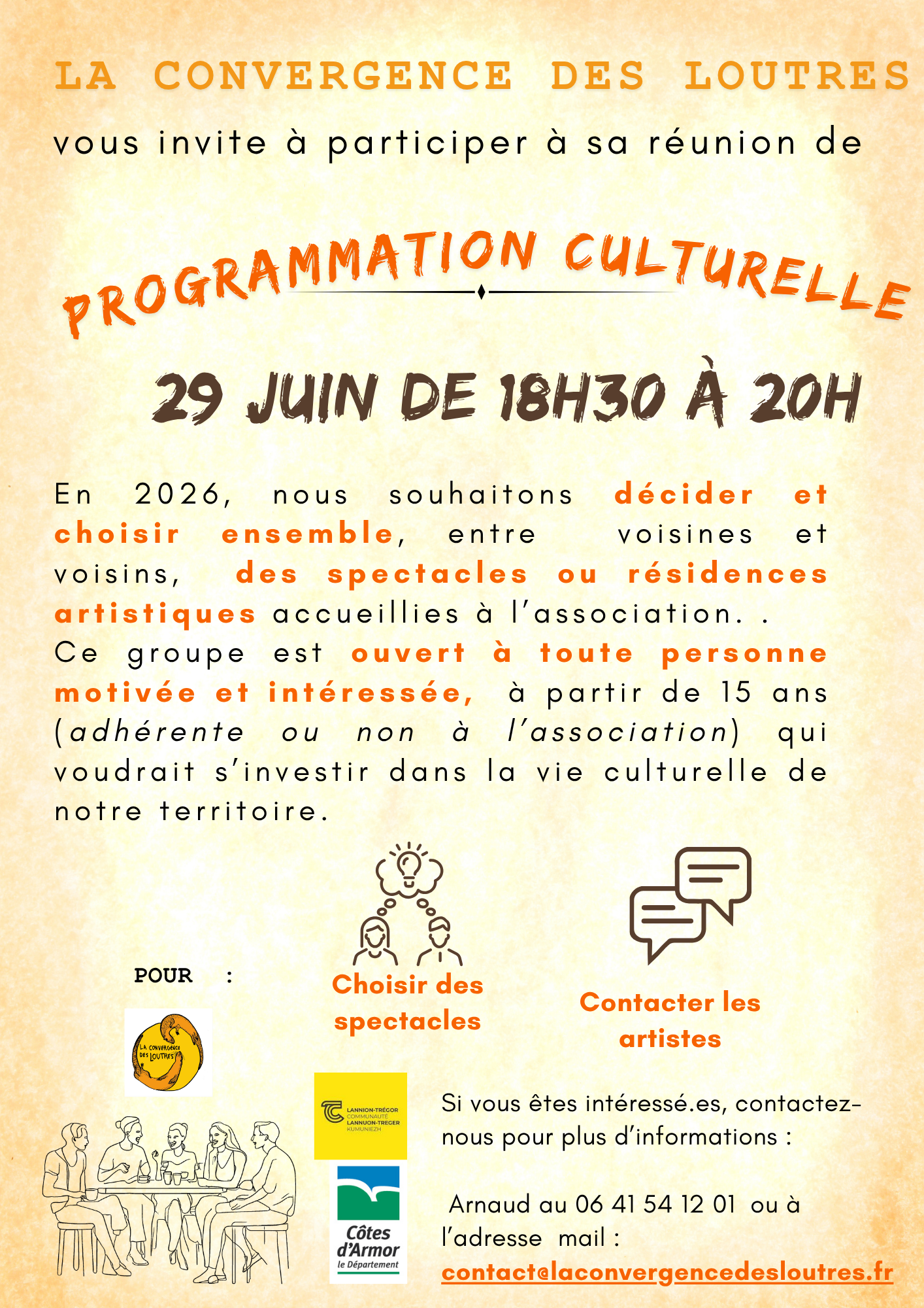 Réunion Programmation culturelle