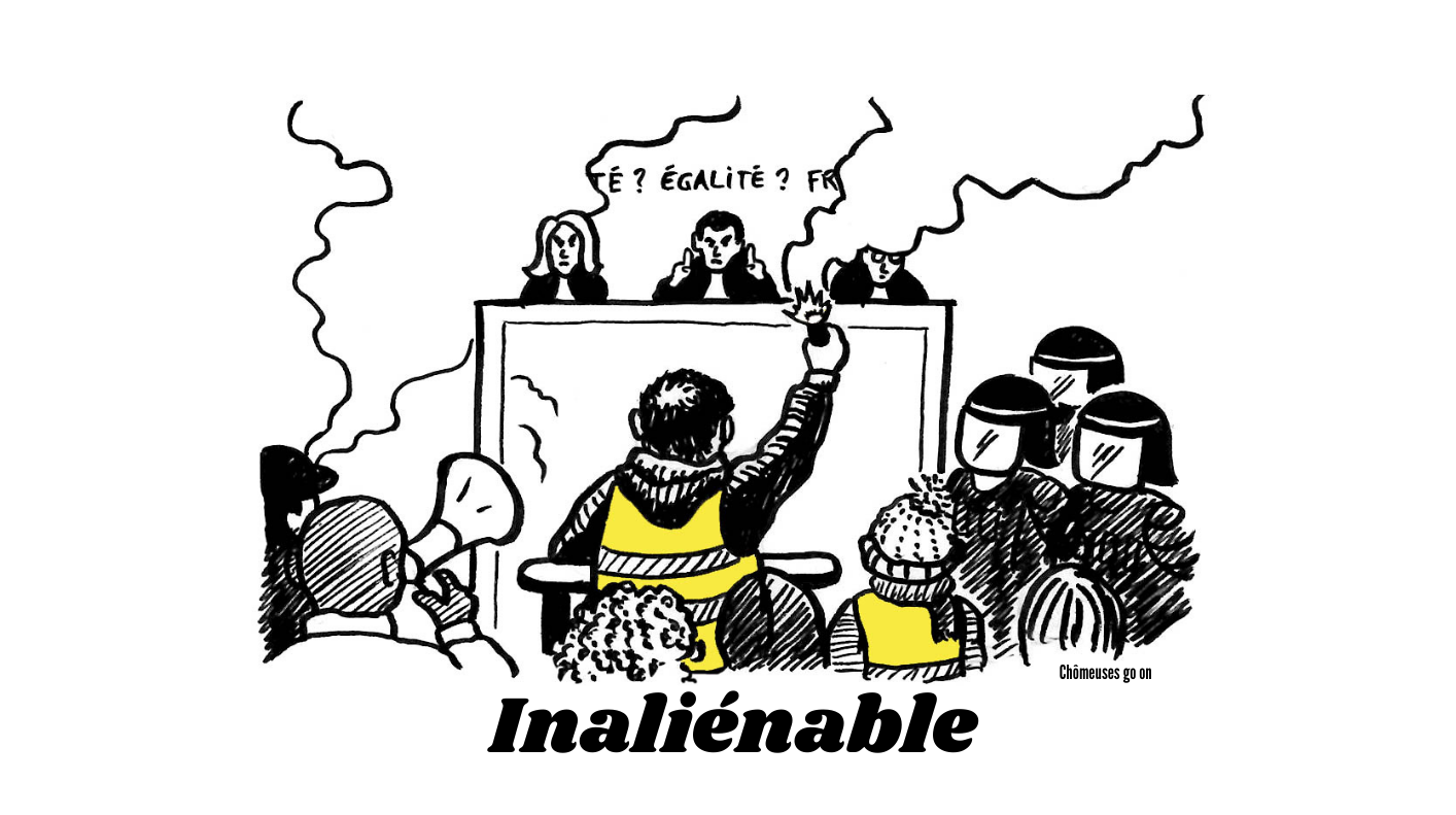Inalienable - une pièce de théâtre-témoignage sur les violences judiciaire par la compagnie "La cour des choses"